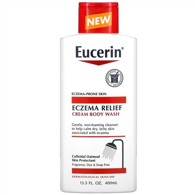 Eucerin, Eczema Relief, Cream Body Wash,  13.5 fl oz (400 ml)