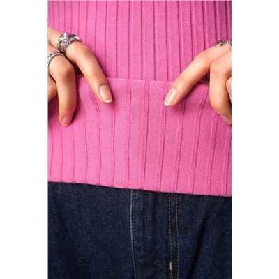 Женский джемпер лапша с воротником поло Happyfox