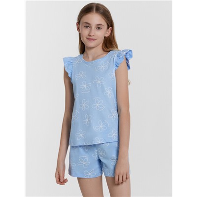 КОМПЛЕКТ ДЛЯ ДЕВОЧЕК (ФУТБОЛКА, ШОРТЫ) 197720