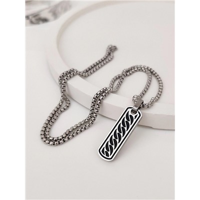 Кулон из стали на цепочке