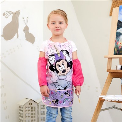 Фартук с нарукавниками детский «Минни Маус», Единорог, 49×39 см