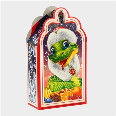 Подарочная коробка новогодняя Фигурная малая «Лакомка», упаковка, 11.1×5.8×20.5 см