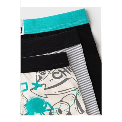 Трусы трикотажные для мальчиков - боксеры, 3 шт в комплекте PLAYTODAY, 1243495