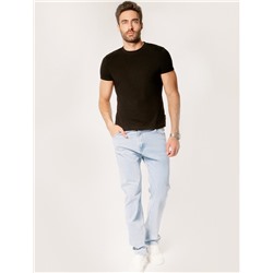 Футболка slim fit  из премиального хлопка с эффектом меланж