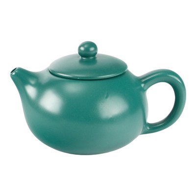 Набор для чайной церемонии ДЖЕКИЧАЙ «Кацуяма», 6 предметов, на 3 персоны, чашка 30 мл, чайник 160 мл, фарфор, бирюзовый