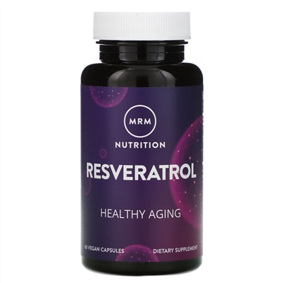 MRM, Nutrition, ресвератрол, 60 веганских капсул
