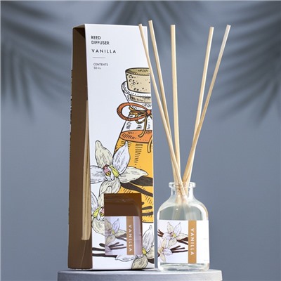 УЦЕНКА Диффузор ароматический "Vanilla", ваниль, 50 мл