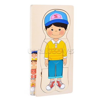 Пазл-вкладыш "Мальчишка"