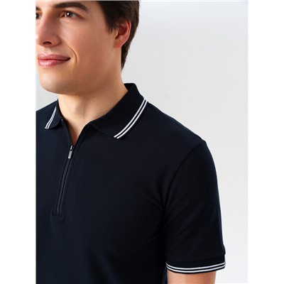 Джемпер трикотажный с воротником поло для мужчин