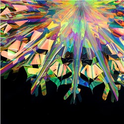 Новогоднее украшение "Гирлянда-шар" Снежинка 45см