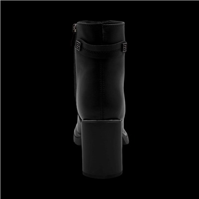 Ботинки из натуральной кожи на меху РМ-104-1 черные