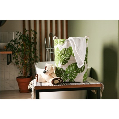 Корзина для белья Доляна «Тропики», 35×35×45 см