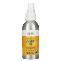 Aura Cacia, Органический, "Йога Мист", мотивирование, сладкий апельсин и перечная мята, 118 мл (4 жидкие унции)