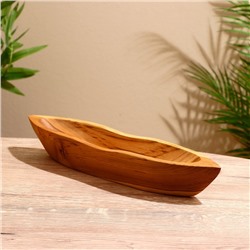 Блюдо «Лодочка», 32×7×5 см, тиковое дерево