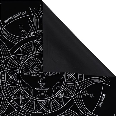 Скатерть для гадания бархатная «Солнце и луна», 50×50 см, 16+