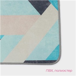 Коврики для ванной и туалета Доляна «Свэч», 2 шт., 50×80 см, 40×50 см