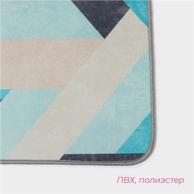 Коврики для ванной и туалета Доляна «Свэч», 2 шт., 50×80 см, 40×50 см