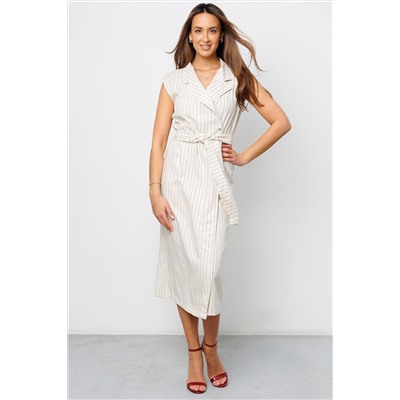 Платье на запах льняное 408MLK НАТАЛИ, 1126756