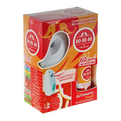 Комплект До-Ре-Ми Премиум «Грейпфрут фреш», 250 мл, автоматический диспенсер + 2 батарейки