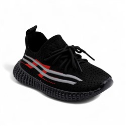 Кроссовки текстильные Y1201-1a черные
