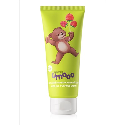 Детский универсальный крем «Малиновый мишка» Umooo 3+