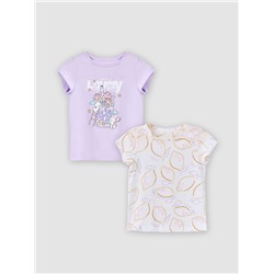 ФУТБОЛКА ДЛЯ ДЕВОЧЕК 2ШТ. 117892-2