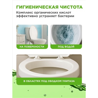 Гель-концентрат для очищения туалета «Лимон и лайм»
