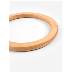 Ручки для сумки деревянные, d=10.2 / 13.2 см, 2 шт., бежевые