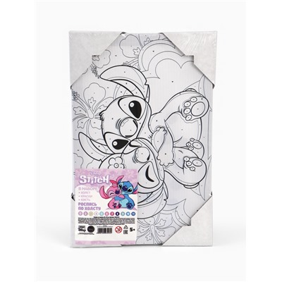 Картина по номерам с подрамником «Стич и Эйнджел», 20×30 см