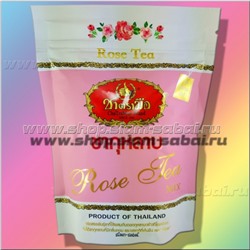 Тайский зеленый чай с лепестками розы