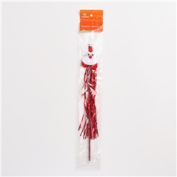 Дразнилка для кошек «Новогодний заяц», 30 см, с бубенчиком