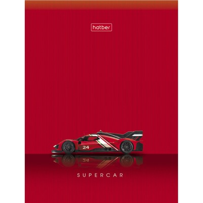 Записная книжка А6  32л клетка "Гоночные авто" глянц.лам (090684) Хатбер
