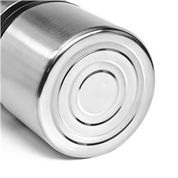 Термос для еды с широким горлом, 1.2 л, 6 ч, 11.3 х 15.3 см, черный