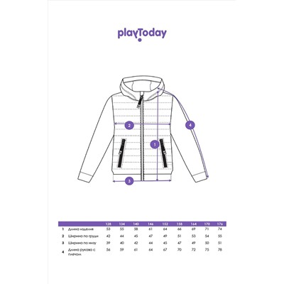 Куртка PLAYTODAY, 1088820