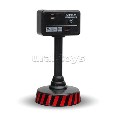 Машина "Контейнеровоз" с дорожными знаками (синий) р/у, 27 MHz, в коробке