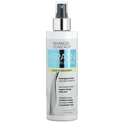 Advanced Clinicals, Keratin Smooth & Shine, Leave-In Treatment, 8 fl oz (237 ml)