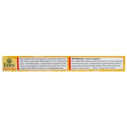 Eden Foods, Органические макаронные изделия, камут спагетти, 100% цельное зерно, 396 г