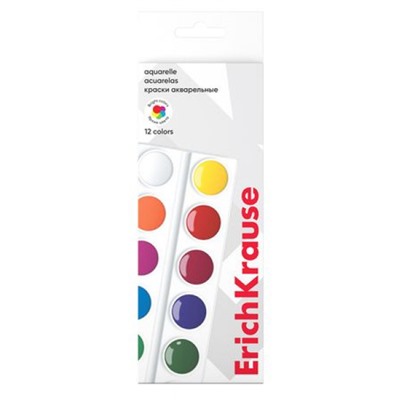 Краски акварельные  12цв 53447 ErichKrause