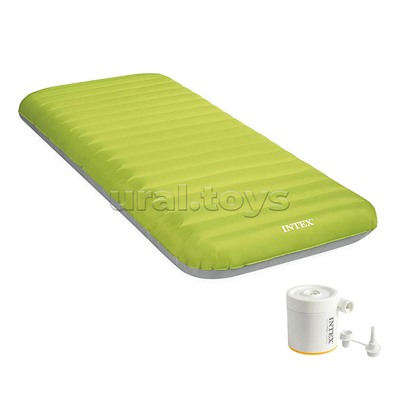 Матрас для кемпинга надувной "TruAire Camping" (Jr.Twin) 191 х 76 х 17см, INTEX 64097NP