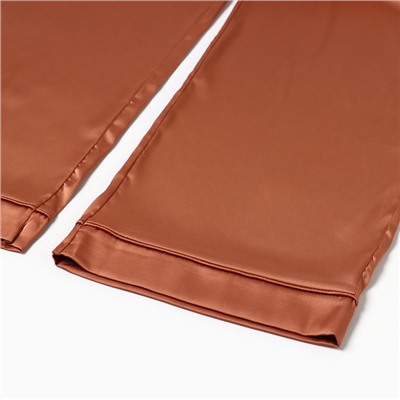 Брюки домашние женские KAFTAN Terracotta, размер 52-54