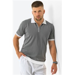 Мужская футболка-поло из вязаного трикотажа Happyfox