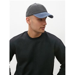 Кепка мужская MINAKU, размер 56-58, серая, синяя