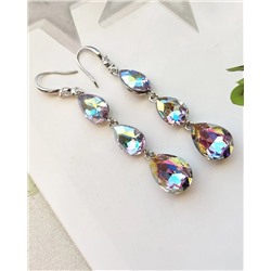 Серьги с чешскими кристаллами