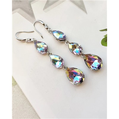 Серьги с чешскими кристаллами