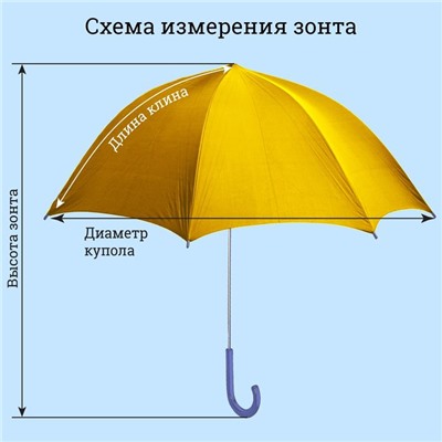 Зонт детский с ушами «Привет», Ø 70 см, Микки Маус