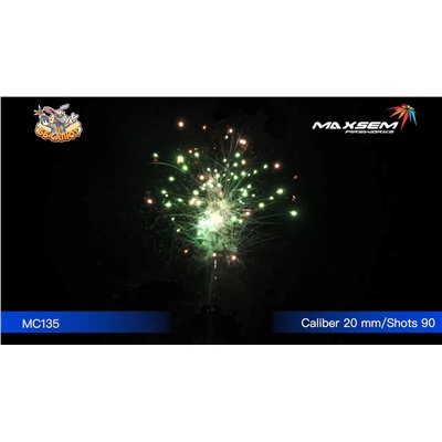 Фейерверк MC135 Яростный огонь / Furious (0,8" х 90)