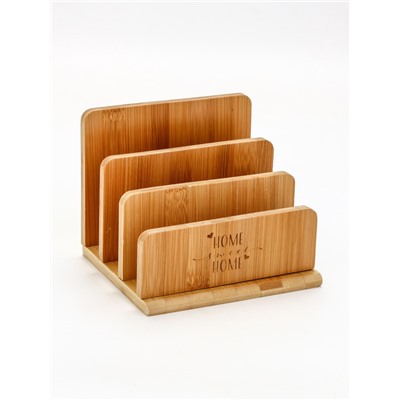 УЦЕНКА Подставка для разделочных досок «Home», 18×10 см, 3 отсека