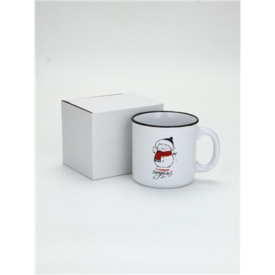 УЦЕНКА Кружка керамическая новогодняя «С новым годом!», 530 мл