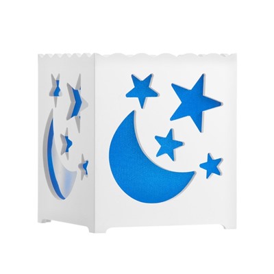 Ночник «Звездный» LED от батареек 3хААА USB синий 15×15×15 см RISALUX