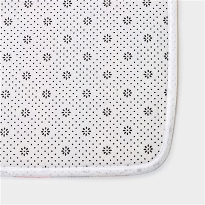 Коврик для ванной и туалета Доляна «Цветное дерево», 40×60 см